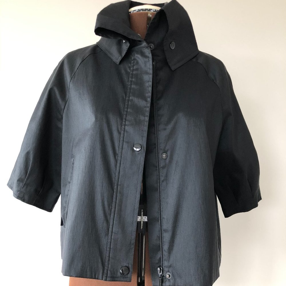 Samuel Dong Black Crop Jacket Size M